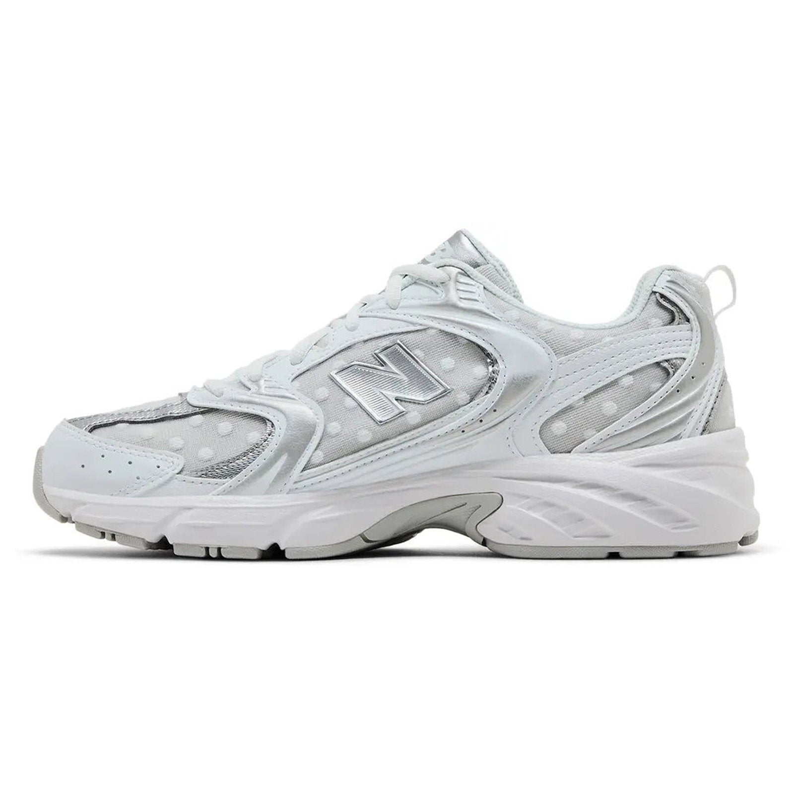 New Balance 530 'White/Silver Metallic Polka Dots' (U530HFW)