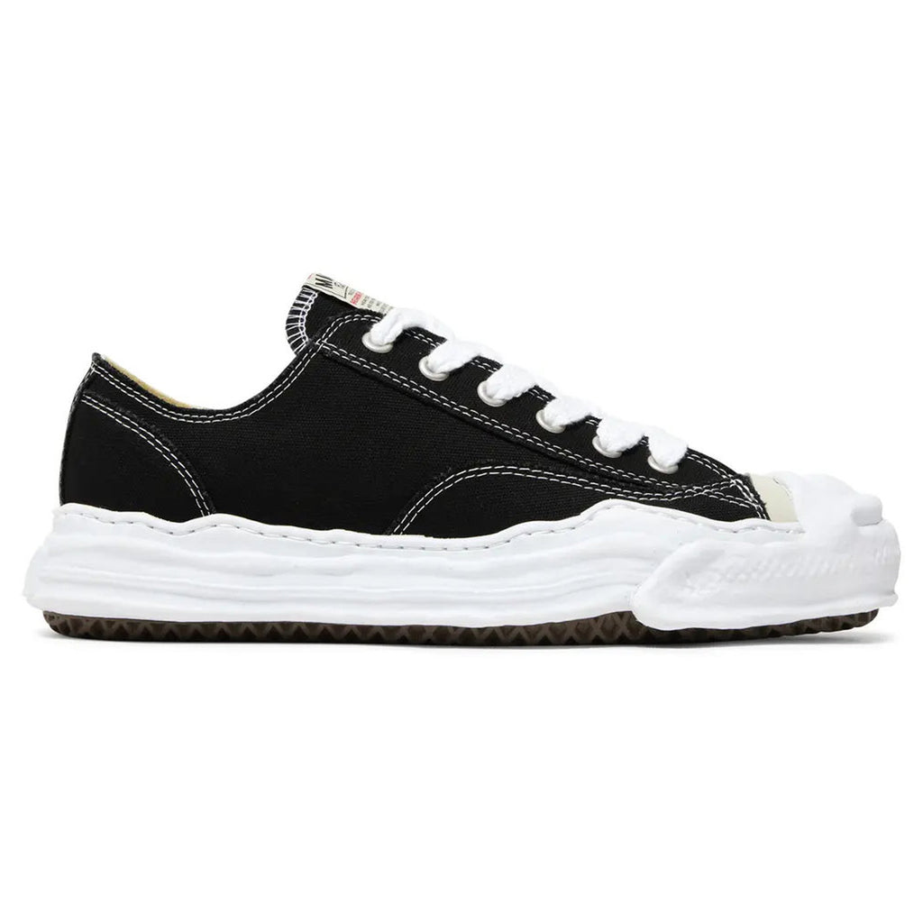 Maison MIHARA YASUHIRO HANK OG Sole Canvas Low 'Black/White' (A05FW702-BLK)