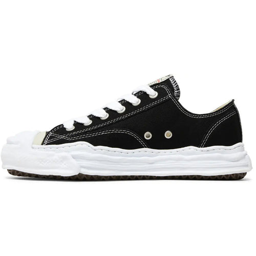 Maison MIHARA YASUHIRO HANK OG Sole Canvas Low 'Black/White' (A05FW702-BLK)