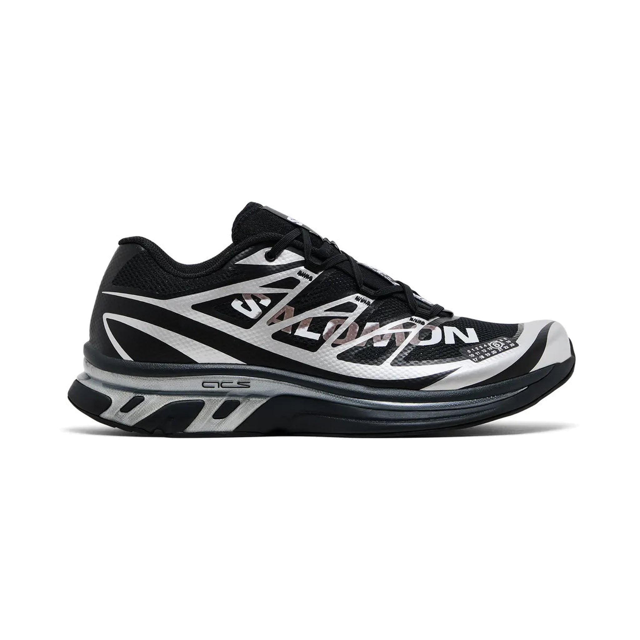 MM6 Maison Margiela × Salomon XT-6 'Black Silver Phantom' (L49107000)