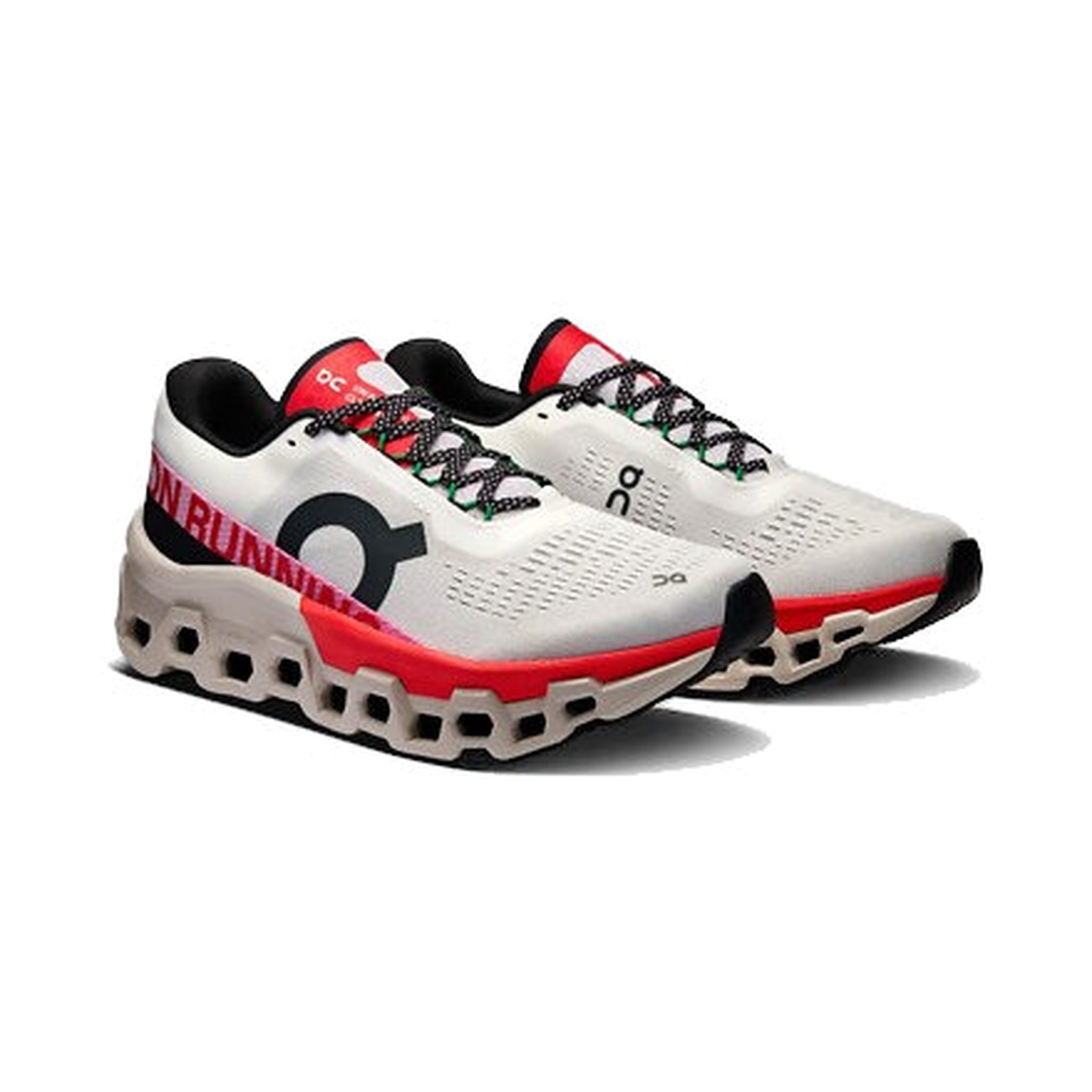 On Cloudmonster 2 'Ivory Silver Red' Women's (3ME10122906)