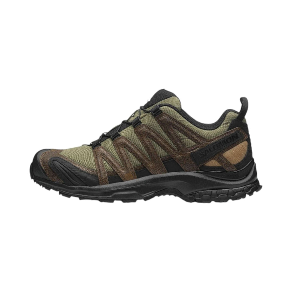 Salomon XA Pro 3D Distressed Leather 'Dark Earth Black' (L47797400)