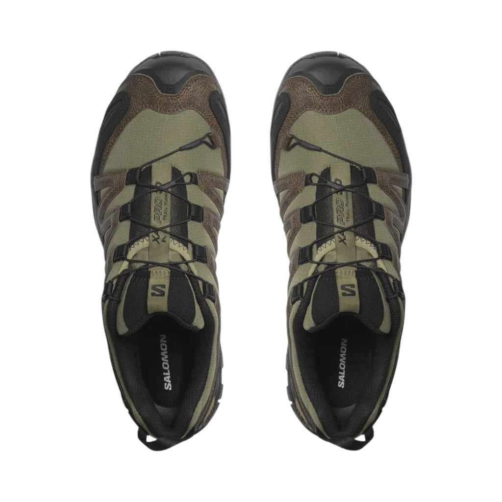 Salomon XA Pro 3D Distressed Leather 'Dark Earth Black' (L47797400)