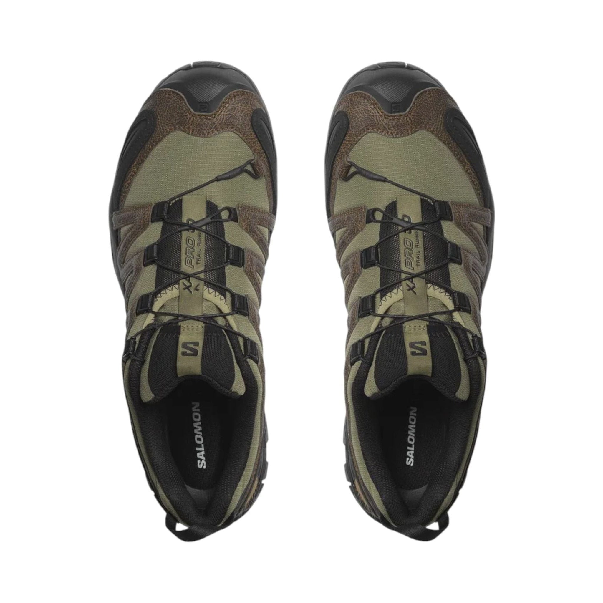 Salomon XA Pro 3D Distressed Leather 'Dark Earth Black' (L47797400)