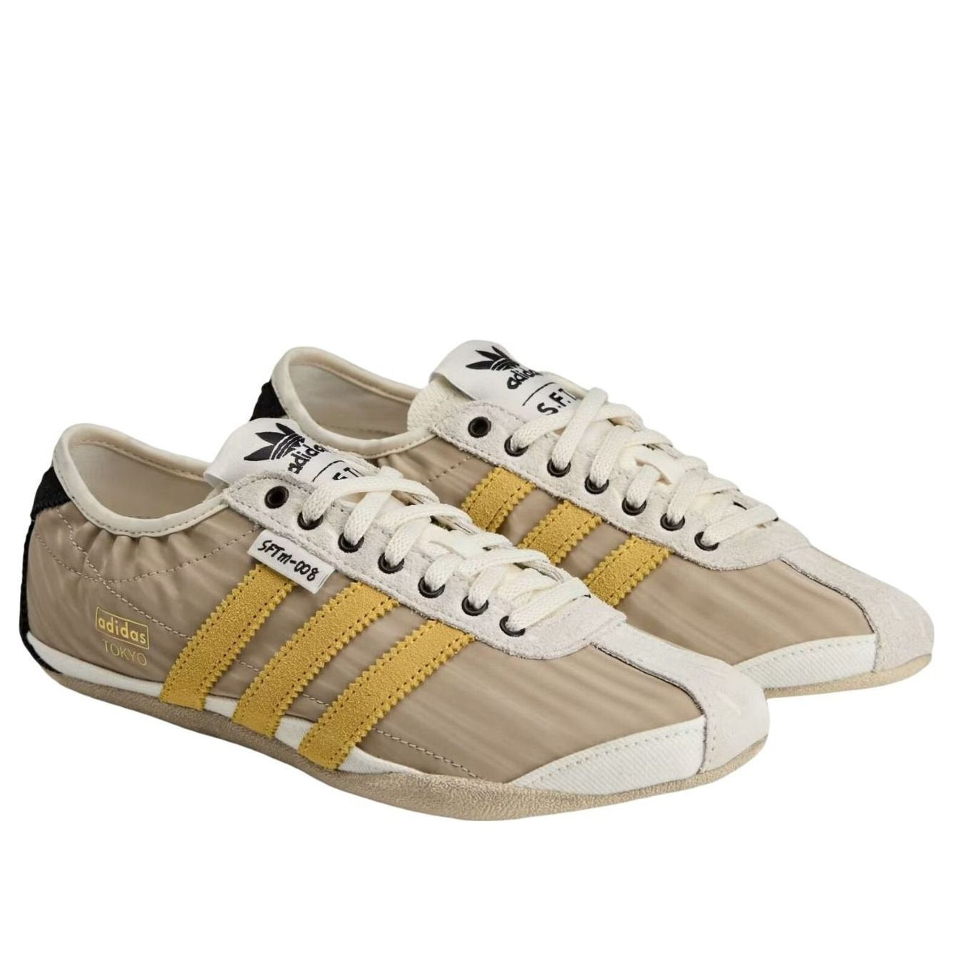 Song For The Mute x Adidas Wmns Tokyo 'Off White Preloved Yellow Black' (KJ4401)